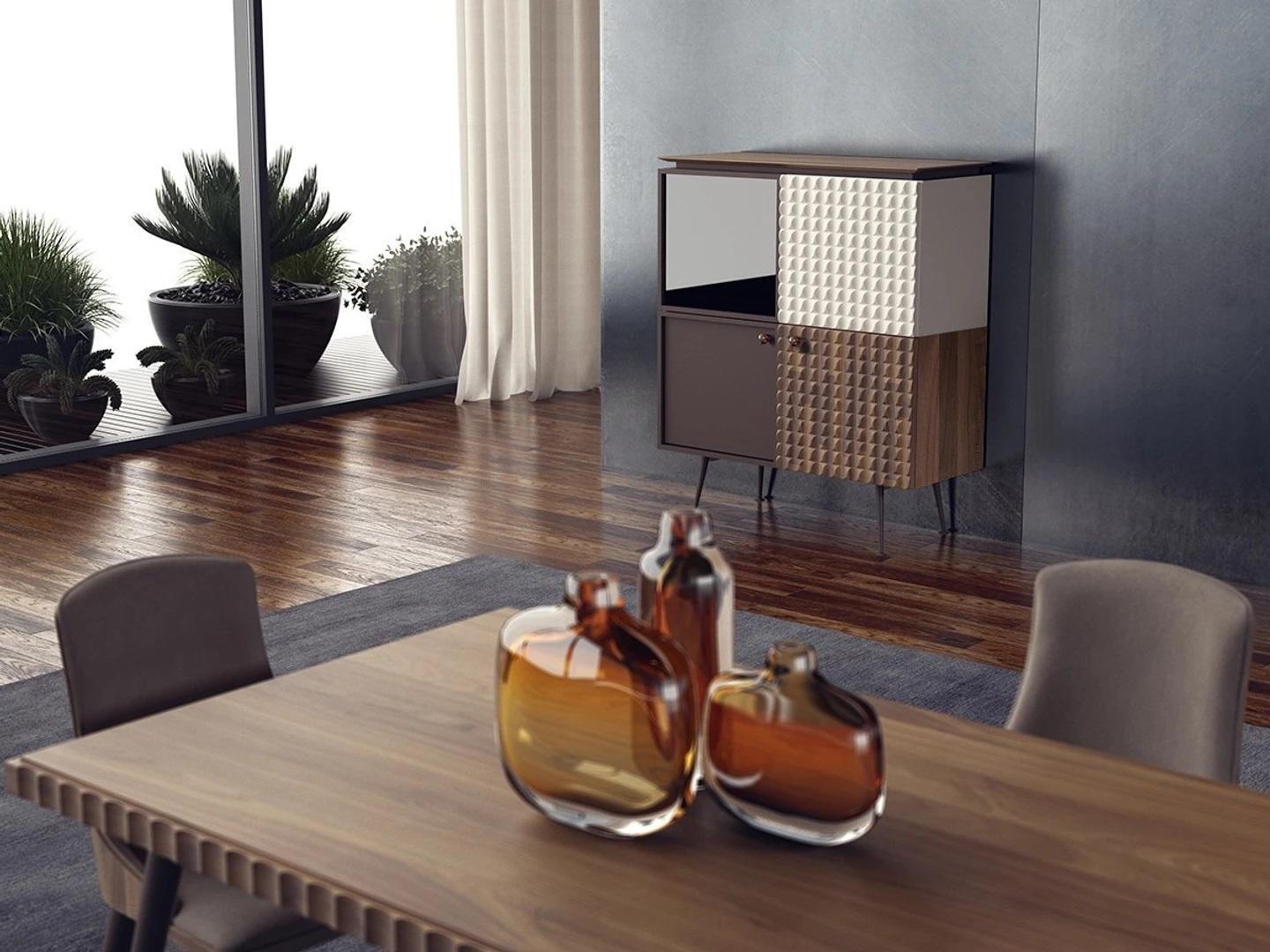Esszimmer Design Kommode Luxus Einrichtung Holzschrank Möbel