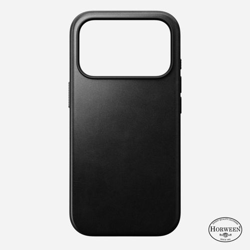 Nomad Modern Leather Case iPhone 18 Pro Black Horween