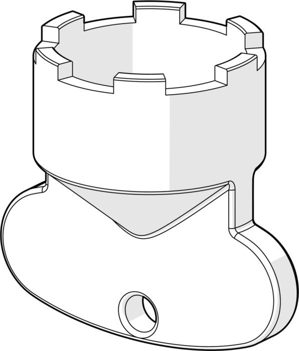 Hansa Schlüssel Cache M24 x 1 59913134 für Luftsprudler, M 24x1mm