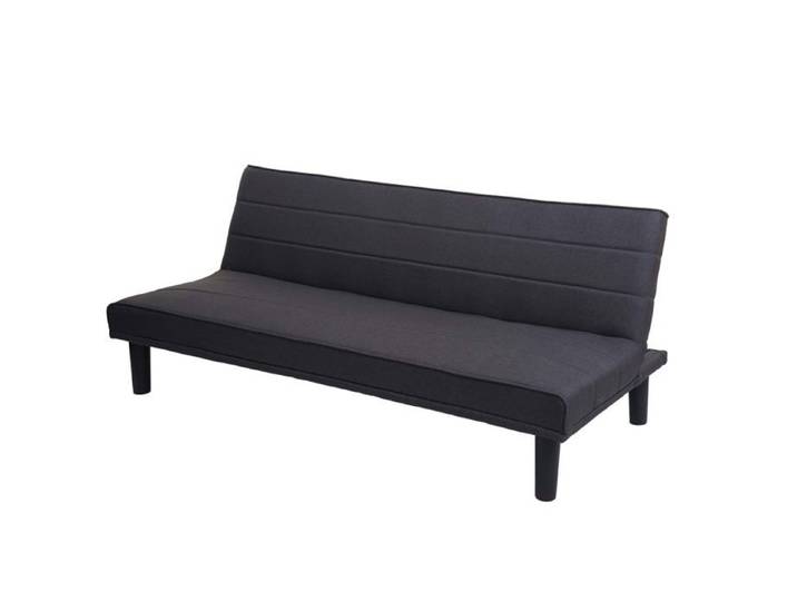 Canape lit d invite convertible fonction couchage tissu gris anthracite 04_0001621