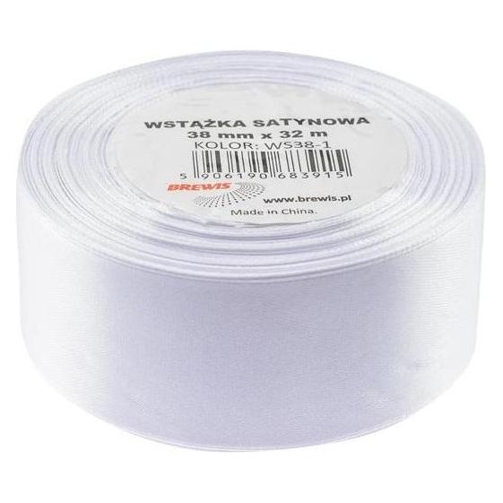 Brewis Weisses Satinband 38mmx32m (47596375)