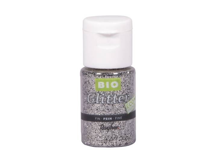 Bio-Glitter Eco friendly, fein, Fläschchen 7g