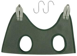 Uplift Essentials Breathable Pet Grooming Hammock & Restraint Bag green m