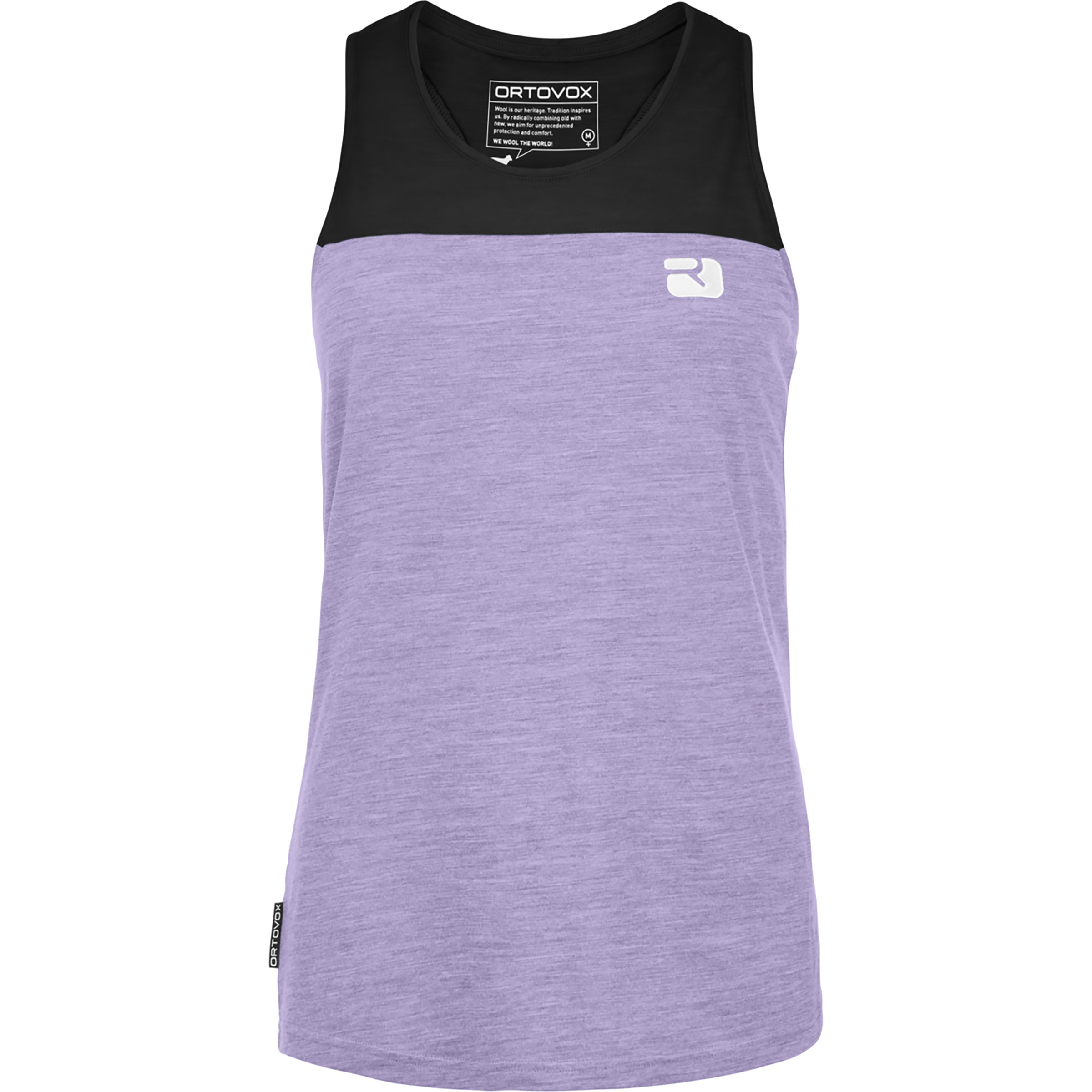 Ortovox 150 Cool Logo Top Damen Tanktops lila Größe XS Trekking Atmungsaktiv Merinowolle