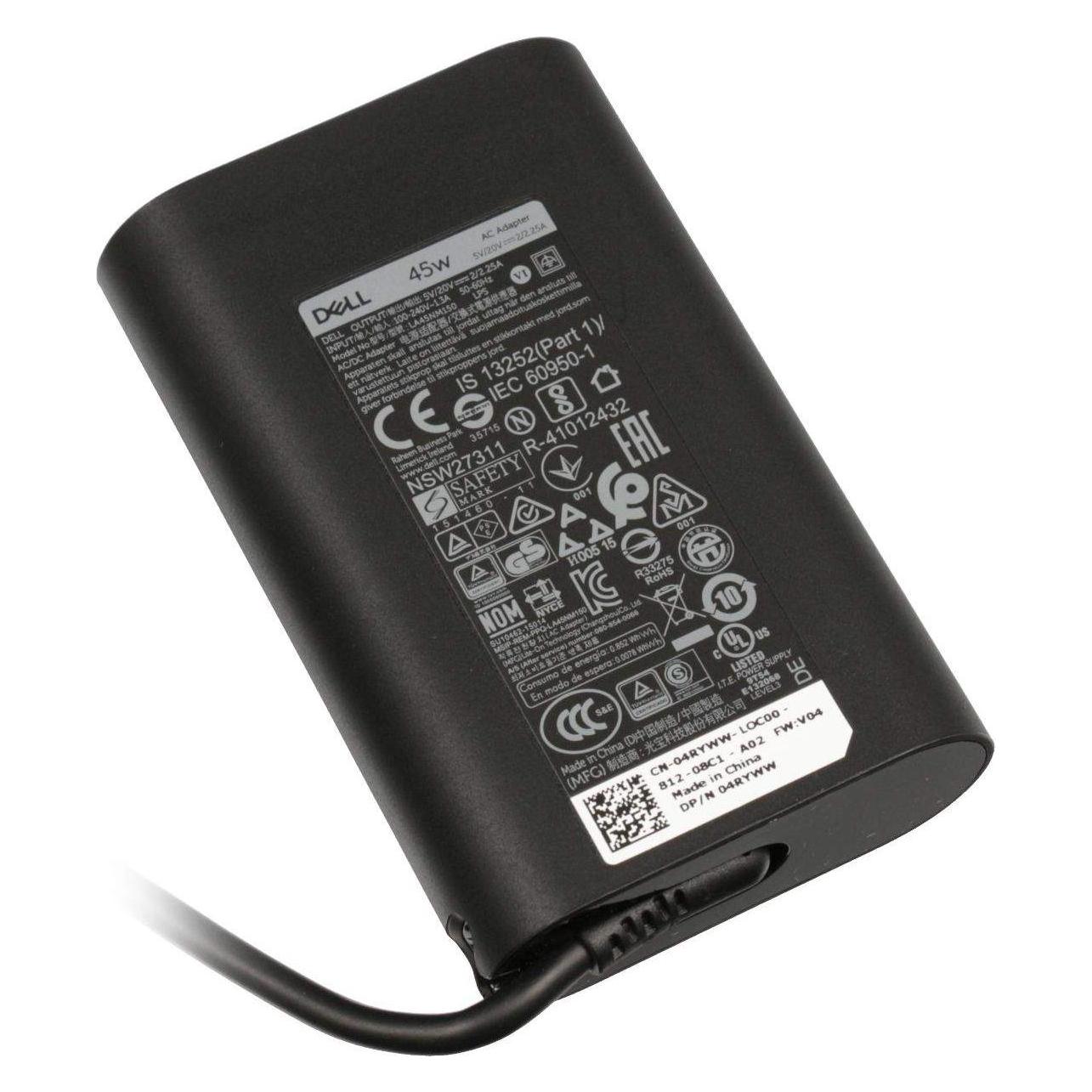 Dell AC Adapter, 45W, 19.5V, 3 (45 W) (2VP8G)