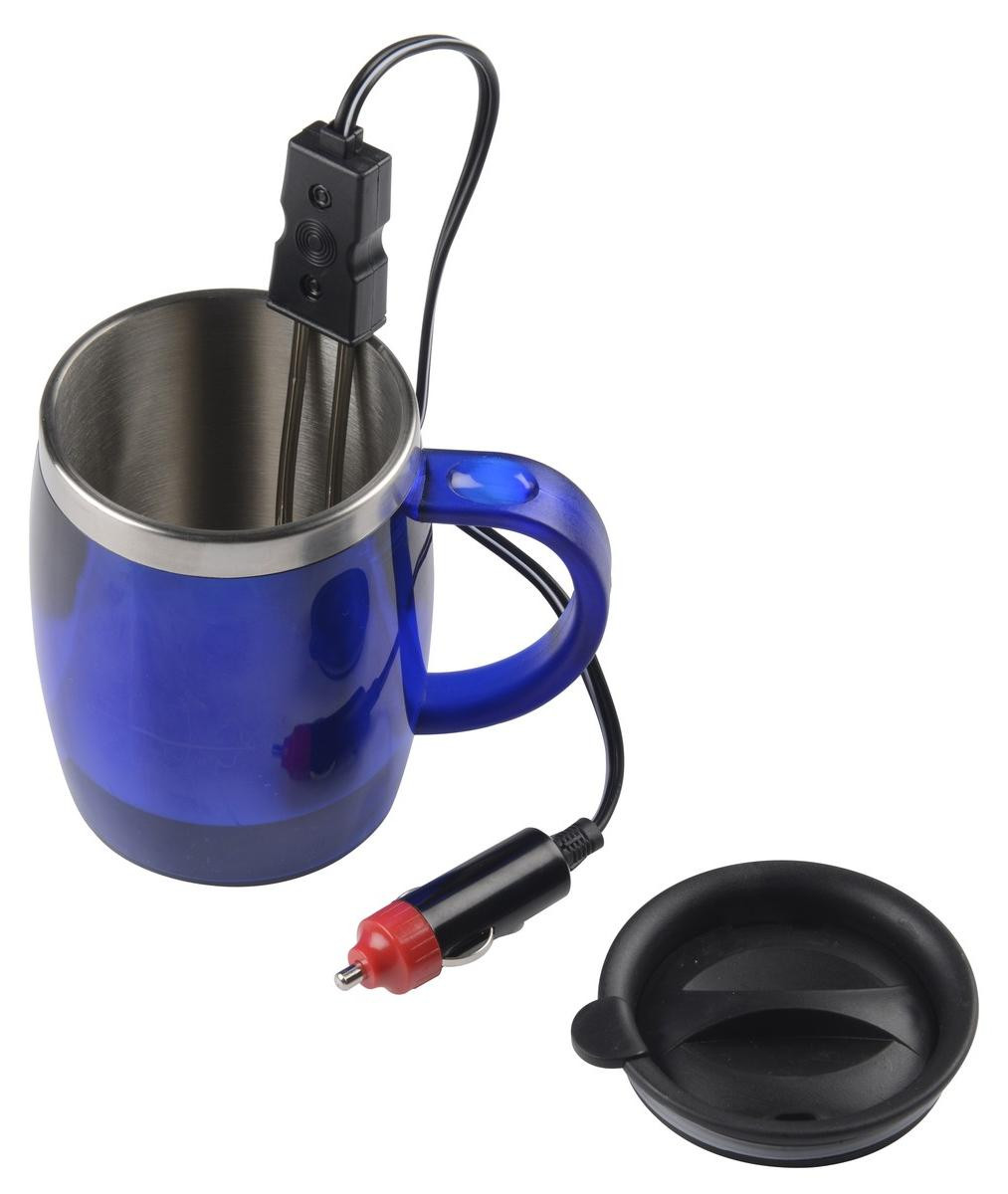 All Ride Thermosbeker 24V Koffiekan met Verwarmingselement, 350 ml, Blauw