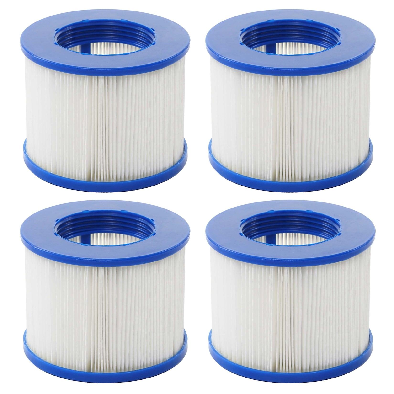 Wasserfilter für Whirlpool MCW-E32, Ersatzfilter Filterkartusche Filterpatrone Lamellenfilter, Zubehör ~ 4 Stück