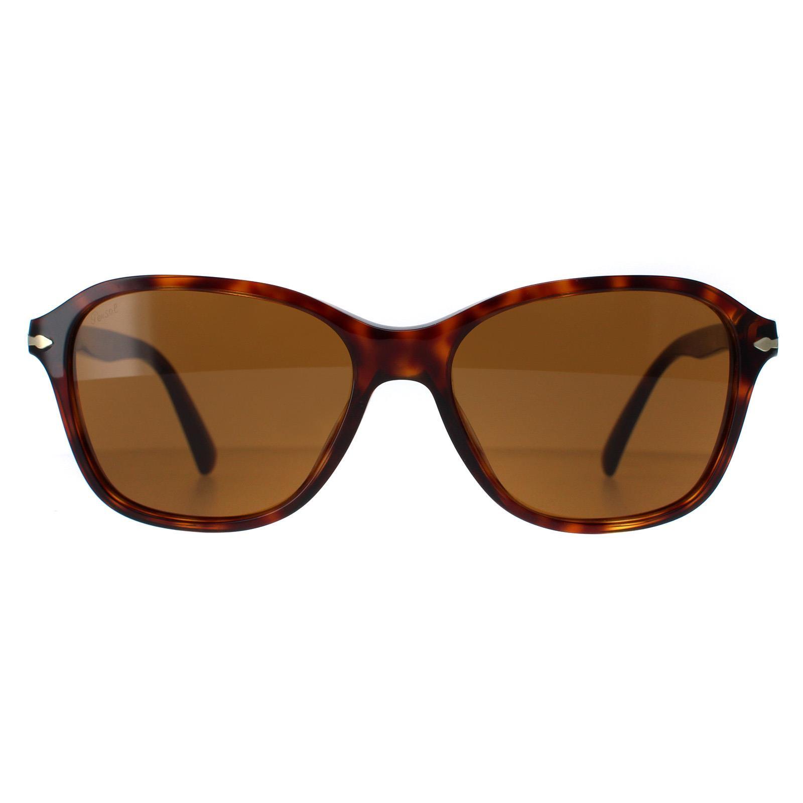 Persol Square Unisex Havanna Braun PO3244S