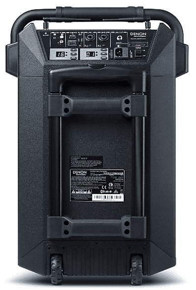Altavoz de gran potencia - Denon Audio Commander, Sistema Profesional PA, 1 canal, 200 W, 8 h, Negro