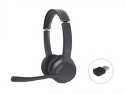 Conceptronic Headset Wireless Bluetooth mit Ladest.+ Ada. sw - Kopfhörer - Schwa