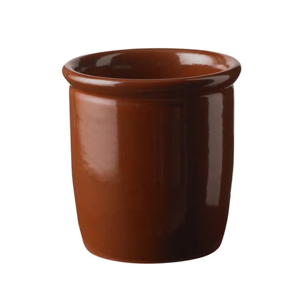 Knabstrup Keramiek Pickle pot bruin 0,5 l
