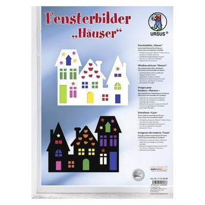 URSUS Fensterbilder 'Häuser'