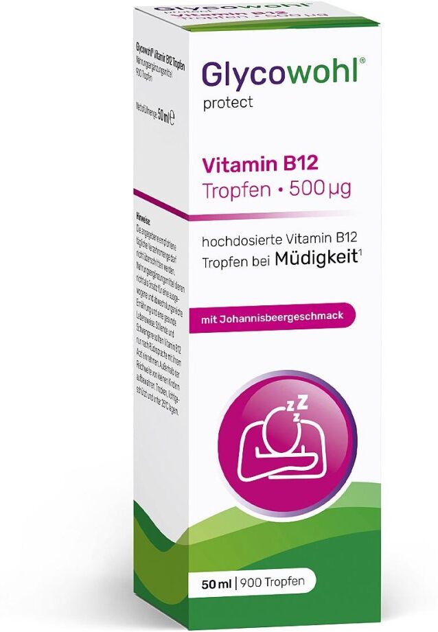 Glycowohl Vitamin B12 Tropfen 500 µg bei Müdigkeit