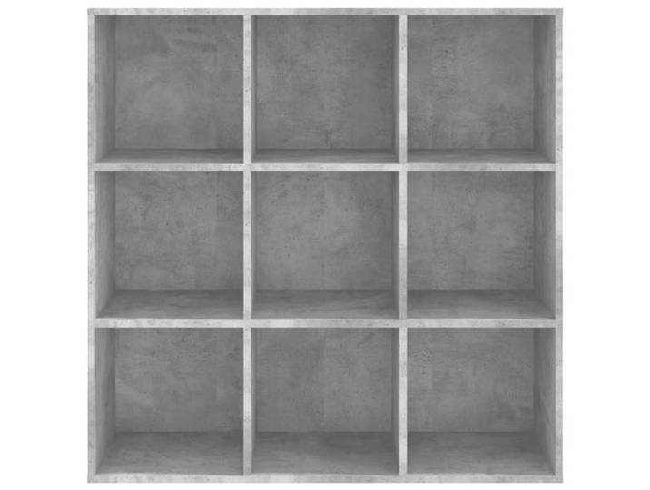 MEUBLE DE SEJOUR Gris - MODE Bibliothèque salon - gris béton 98x29x97 5 cm bois d'ingénierie Nettoyer facile_09_3296
