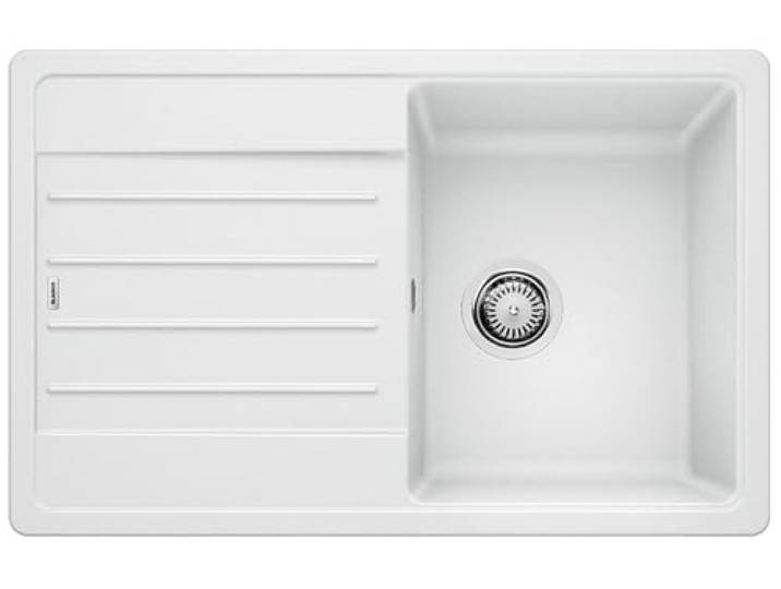 BLANCO LEGRA 45 S – Évier Rectangulaire en Granit pour Meubles Bas de 45 cm de Large – En SILGRANIT – Blanc – 522203