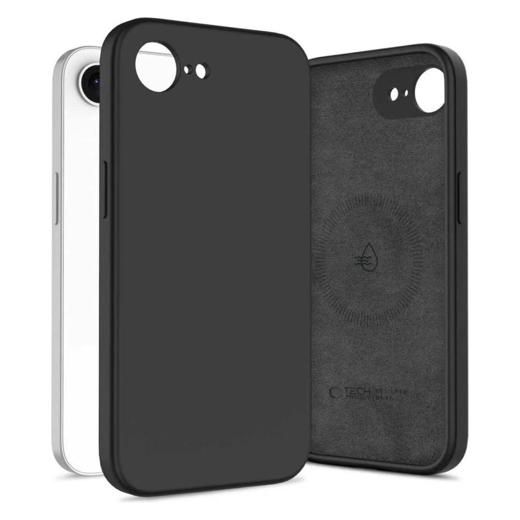 Tech-Protect Silikon Magsafe Iphone 16e / 17e Schwarz (Apple iPhone 16e, Apple iPhone 17e) (68935732)