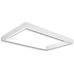 ISOLED NV-Leuchtenrahmen TRACK48 H50, innen 50 x 80cm, unbestückte Schiene, ohne IR-Panel / Akustik-Absorber, weiß ISO-116870