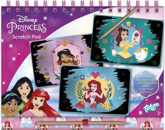 Totum Disney Princess Krasboek TT044340 - 25-delig Activiteitenboek