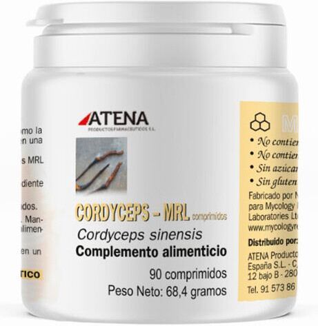 Atena Cordyceps-Mrl 500 mg 90 Tablets