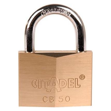 Abus Messingvorhangschloss 60mm 2 Schlüssel (238420)