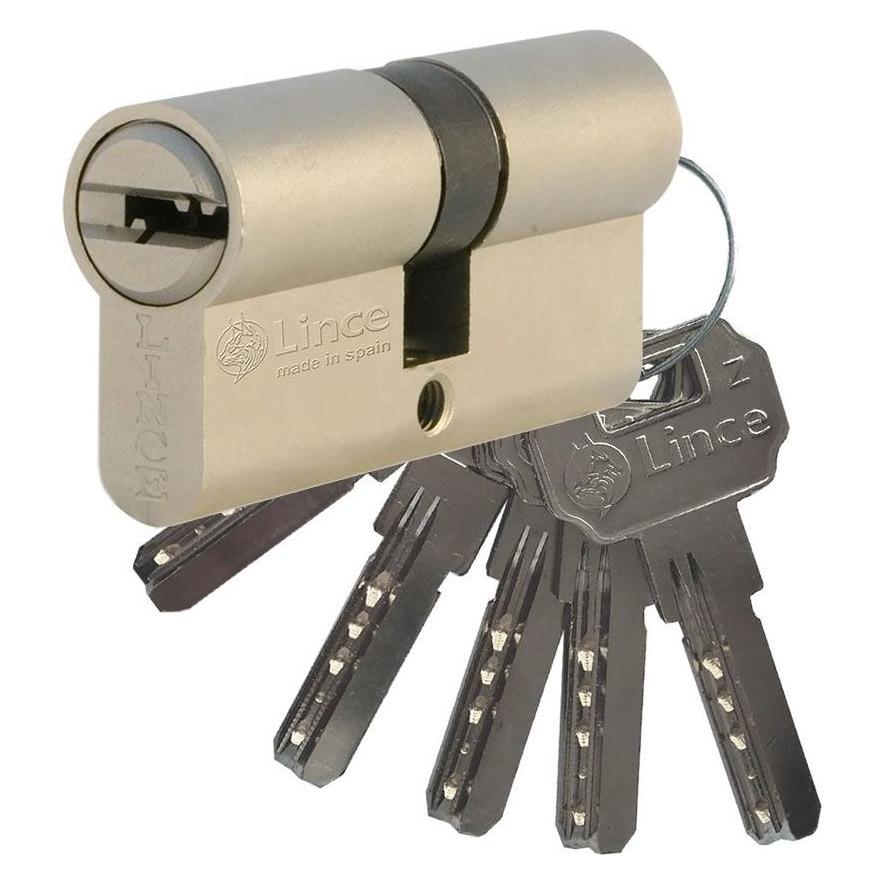 Lince Zylinder C2-9C253232N Vernickelt Stahl Schliessbart Lang (64 Mm) (45341849)