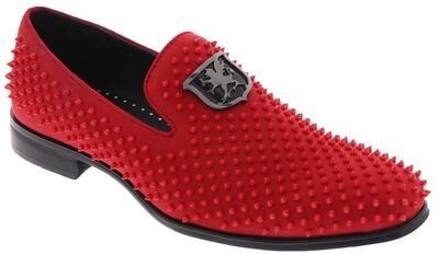 Stacy Adams Sabre - Mens 7 Red Slip On Medium