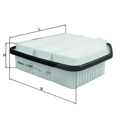 Mahle Luftfilter [Hersteller-Nr. LX3005] für Toyota, Lexus
