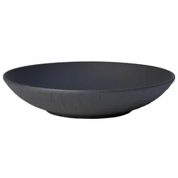 SCHALE FLACH Manufacture Rock schwarz ø 23,5 cm