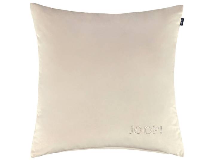 Joop! Kissenbezug, Creme, Naturfarben, Textil, Uni, 45x45 cm, hochwertige Qualität, Heimtextilien, Wohntextilien, Kissenbezug