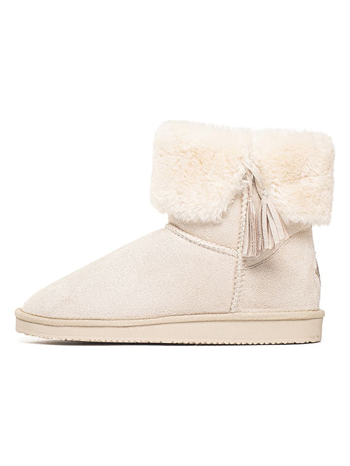 ISLAND BOOT Winterboots "Cinnamon" in Creme - 41