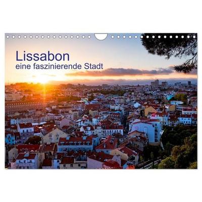 Lissabon eine faszinierende Stadt (Wandkalender 2027 DIN A4 quer), CALVENDO Monatskalender