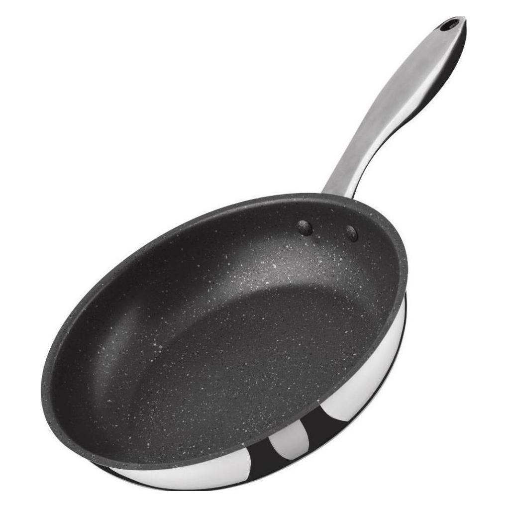 Lamart Sote LT1231 - Stainless steel frying pan diameter 24 cm (Bratpfanne, Edelstahl) (8590669350773)