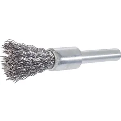 Pinselbürste Lessmann Länge: 68mm Stahldraht: 0,30mm ø: 30 x 29mm Schaft: 6,0mm