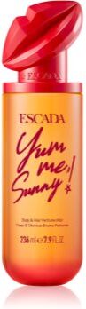 Escada Yum me, Sunny! Body & Hair Mist névoa perfumada para corpo e cabelo para mulheres 236 ml. Yum me, Sunny! Body & Hair Mist