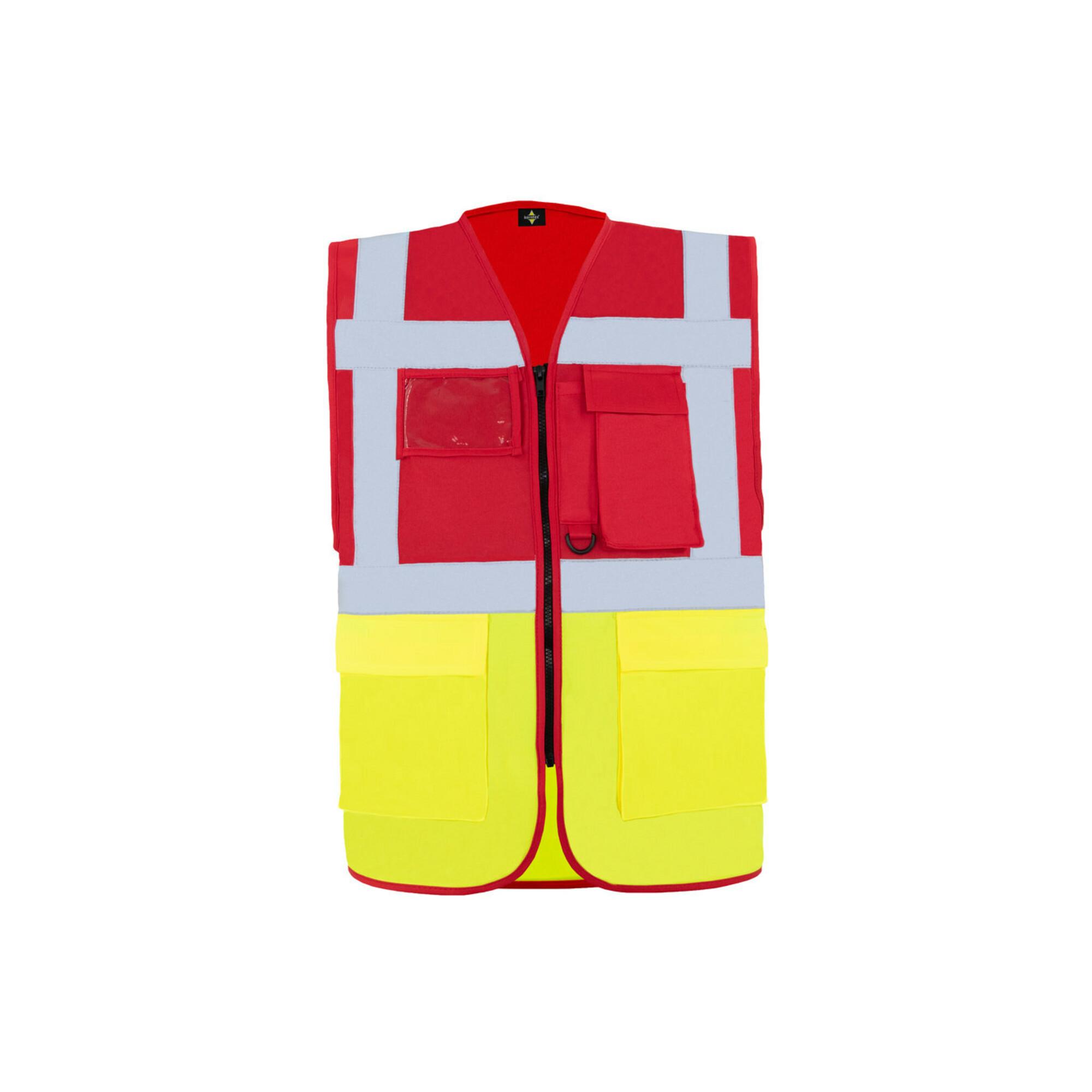 Korntex Wanrweste Hamburg rot/gelb Gr. 3XL (KXCMFRG/Gr.3XL)
