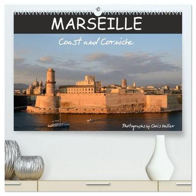 Marseille Coast and Corniche (High Quality Premium Wall Calendar 2027 DIN A2 landscape),CALVENDO 12 Month Wall Calendar