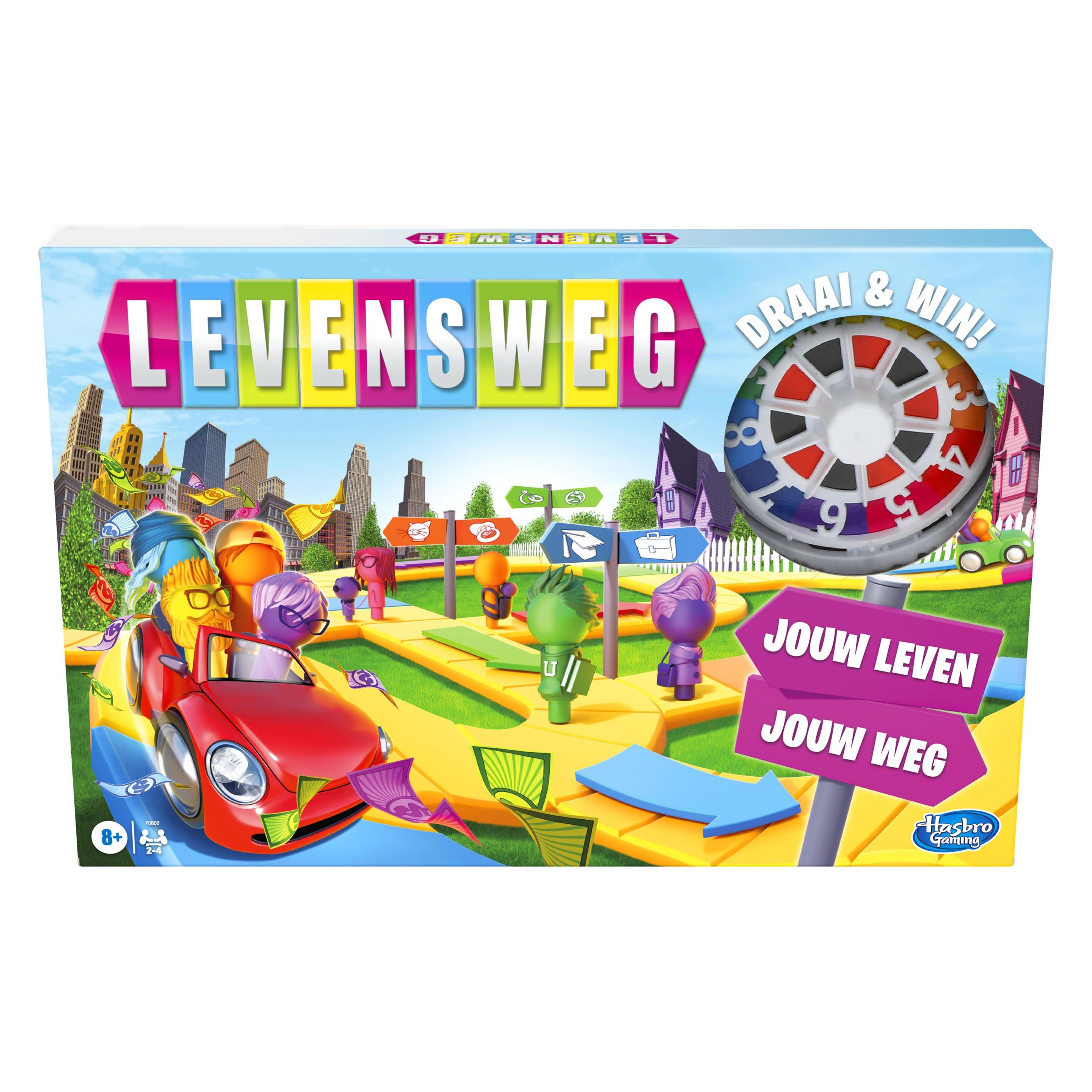 Hasbro Gaming Spiel Des Lebens (Niederländisch, 2 - 4 Spieler) (F0800104)