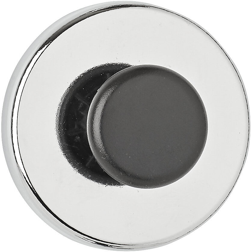 Kraft-Magnet mit Griffknopf, VE 10 Stk, Ø 51 mm, Haftkraft 9 kg, hellsilber MAUL