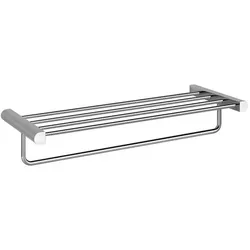 Gessi Rilievo, Ablage mit Handtuchhalter, 59407727, Farbe: Messing gebürstet PVD