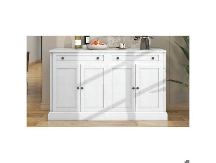 Buffet Multifonction 150cm Salon Cuisine Chambre Rangement Décoration Design Moderne Rétro Pratique BUFFET