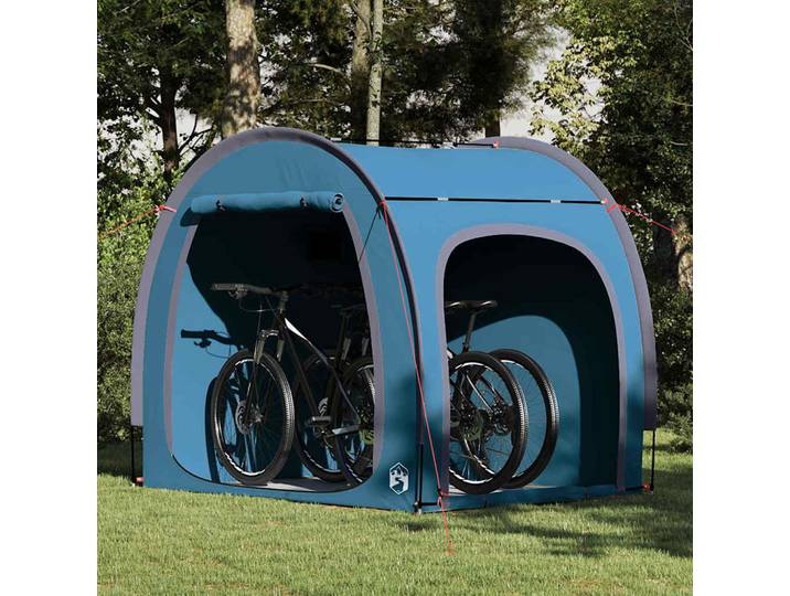 vidaXL Fahrradgarage (Zelt) Blau 210 x 156 x 180 cm