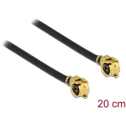 Delock Antennenkabel I-PEX Inc., MHF® I Stecker zu I-PEX Inc., MHF® I Stecker 1,13 20 cm