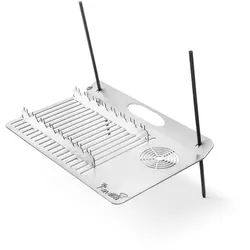 The Favilla Edelstahl Picknickgrill – 2in1: Grillen & Teeaufguss | platzsparend & feuerfest