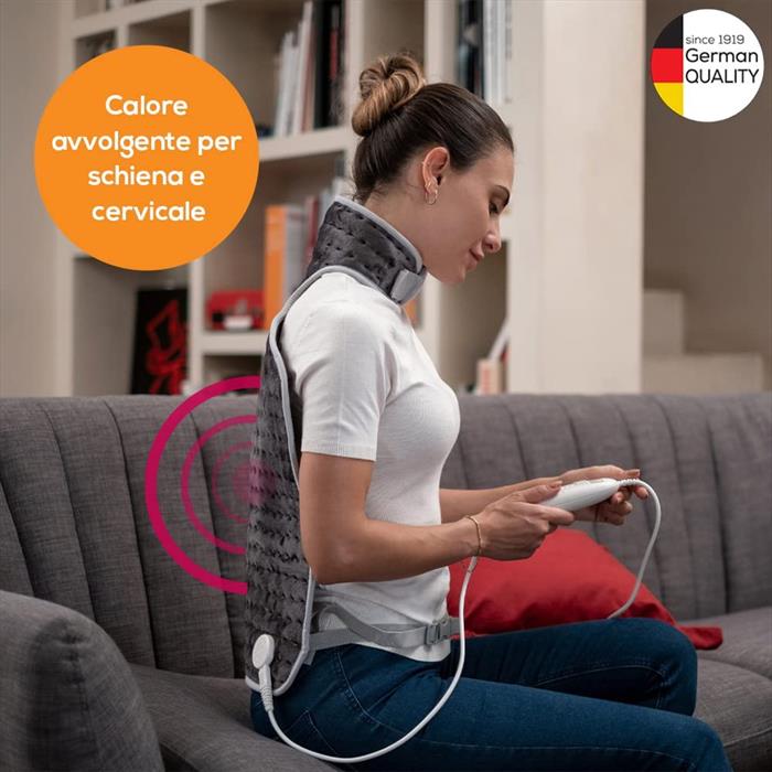 BEURER Termoforo Singolo Hk 53 Cosy-grigio