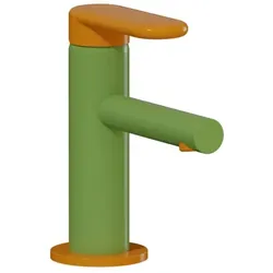 VitrA Sento Kids Einhebel-Waschtischmischer A4266646 grün und gelb, ohne Ablaufgarnitur