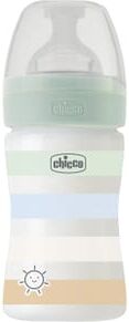 Chicco Biberão Well Being Silicone 0+ Fluxo Lento Colors 150 ml Verde