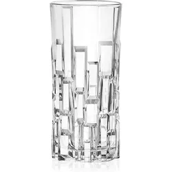 RCR Satz von 6 Gläsern Etna High-ball aus Klangglas Transparent 34cl