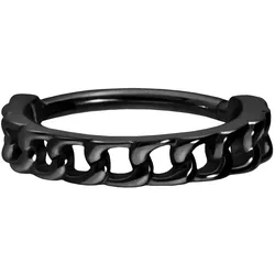 Chirurgenstahl Segmentring Clicker PANZERKETTEN-DESIGN