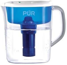 PUR Blue/White 88 oz. Blue Water Filtration Pitcher