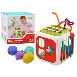 Lernwürfel für Babys Sortierer 7in1